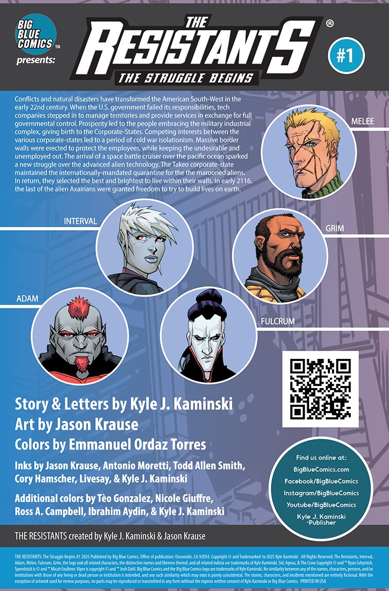 -THE RESISTANTS: The Struggle Begins #1 - Image 3